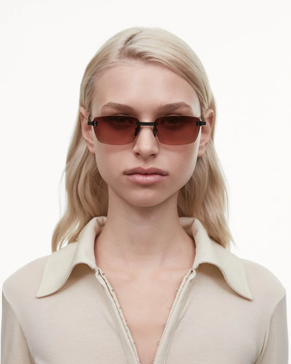 LUNETTES DE SOLEIL CHIMI EYEWEAR CUBIQUES SANS CONTOUR