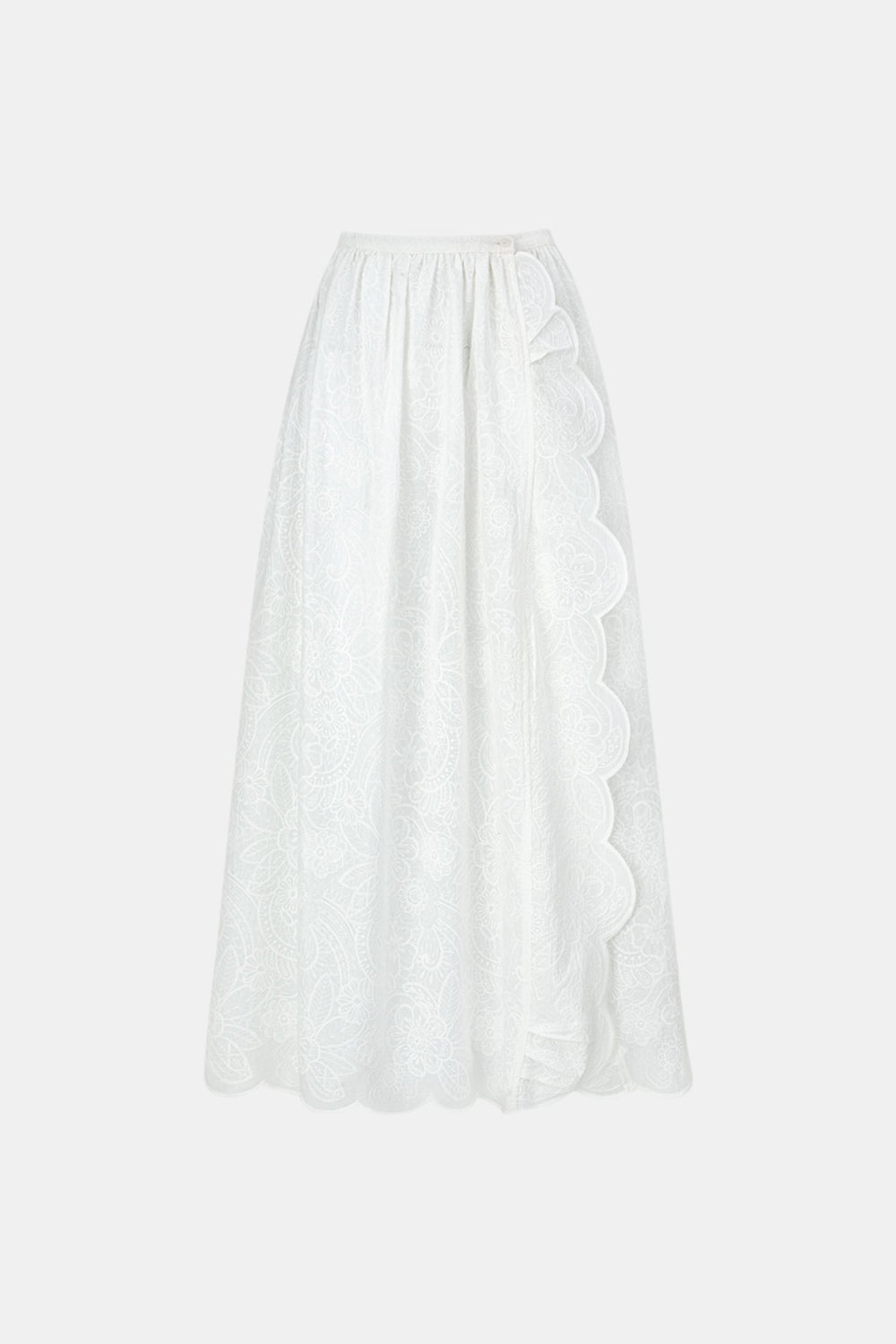 SPÓDNICA MAXI ARIA WHITE
