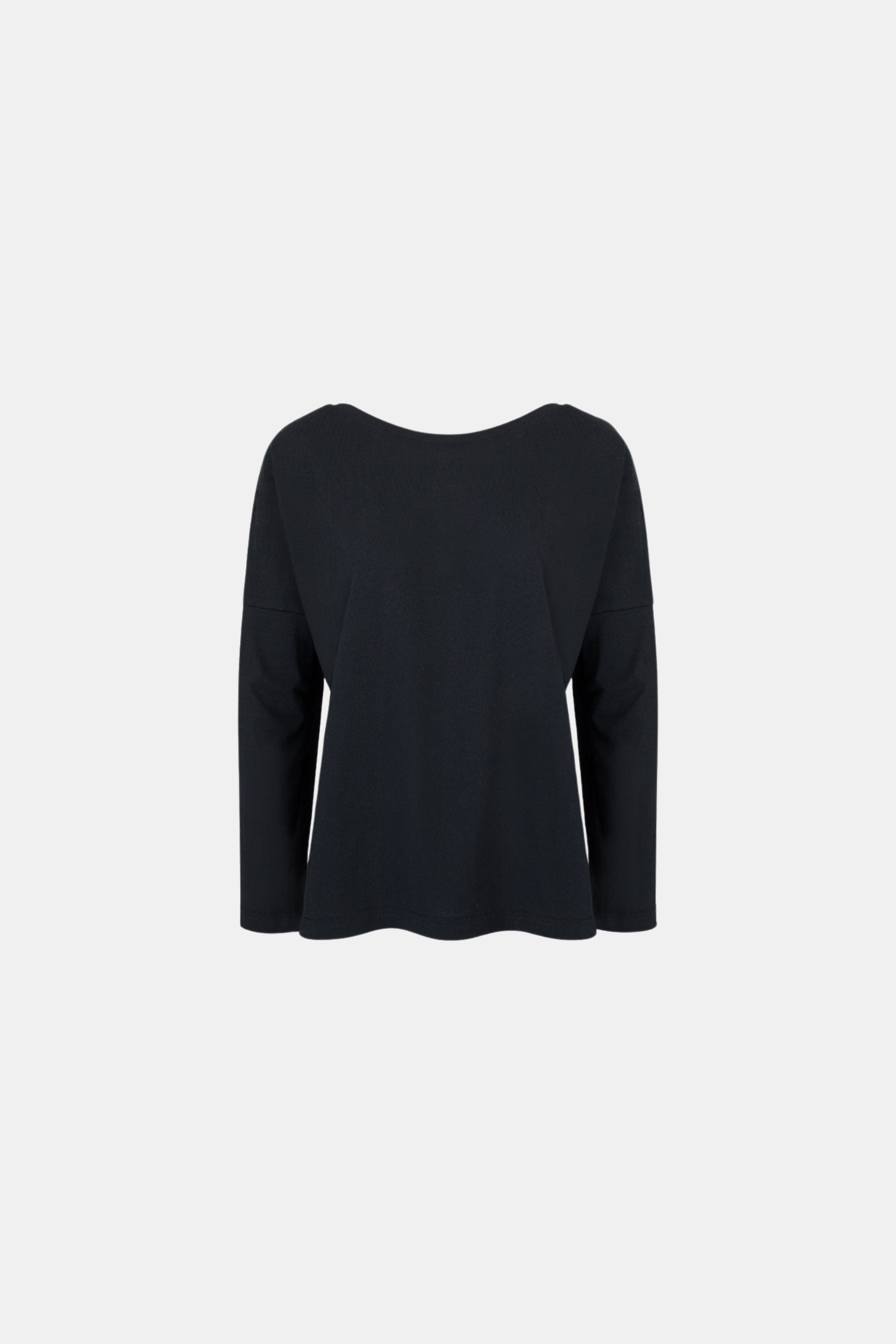 T-shirt bio à manches longues et dos en V