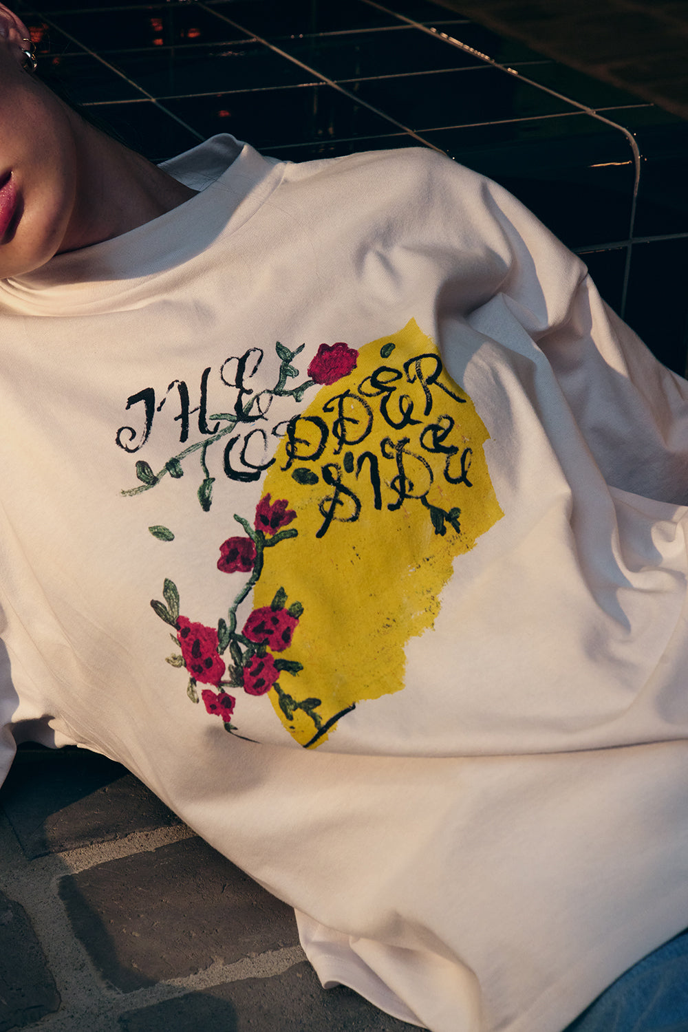 T-SHIRT MOODS LEE WHITE