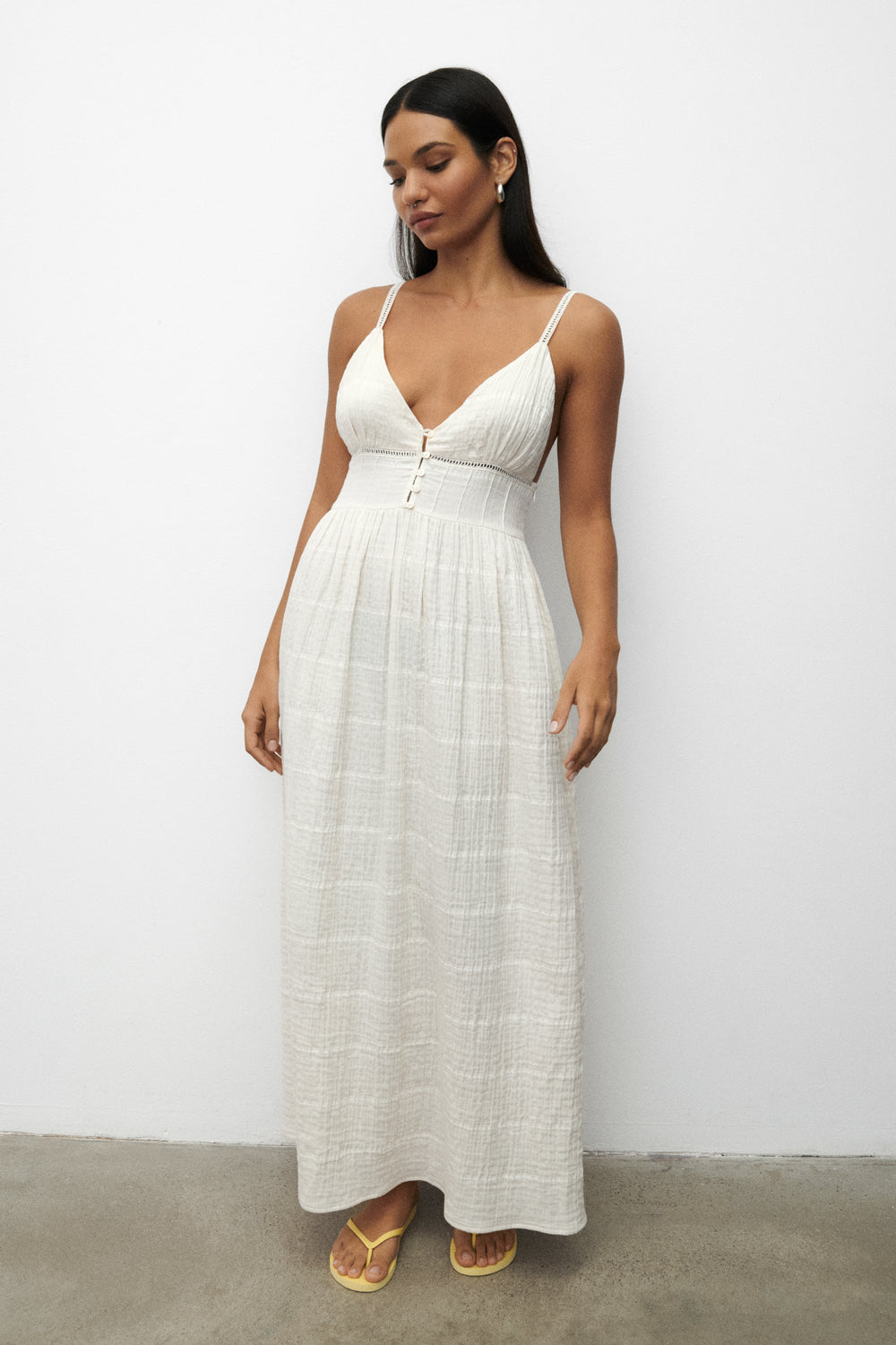 Mimi Ecru Kleid