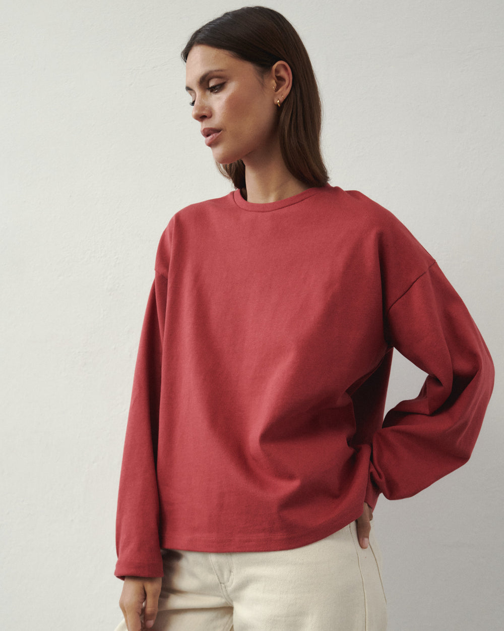 LONGSLEEVE LYON BURGUNDY