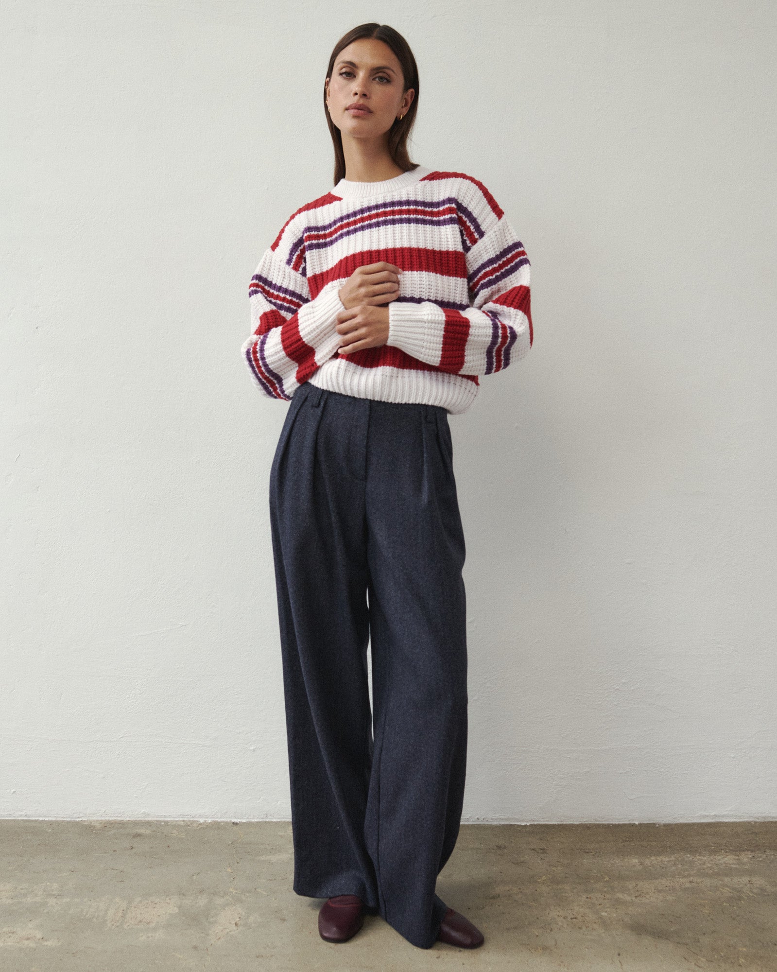 ONCE WOOLEN SWEATER STRIPES