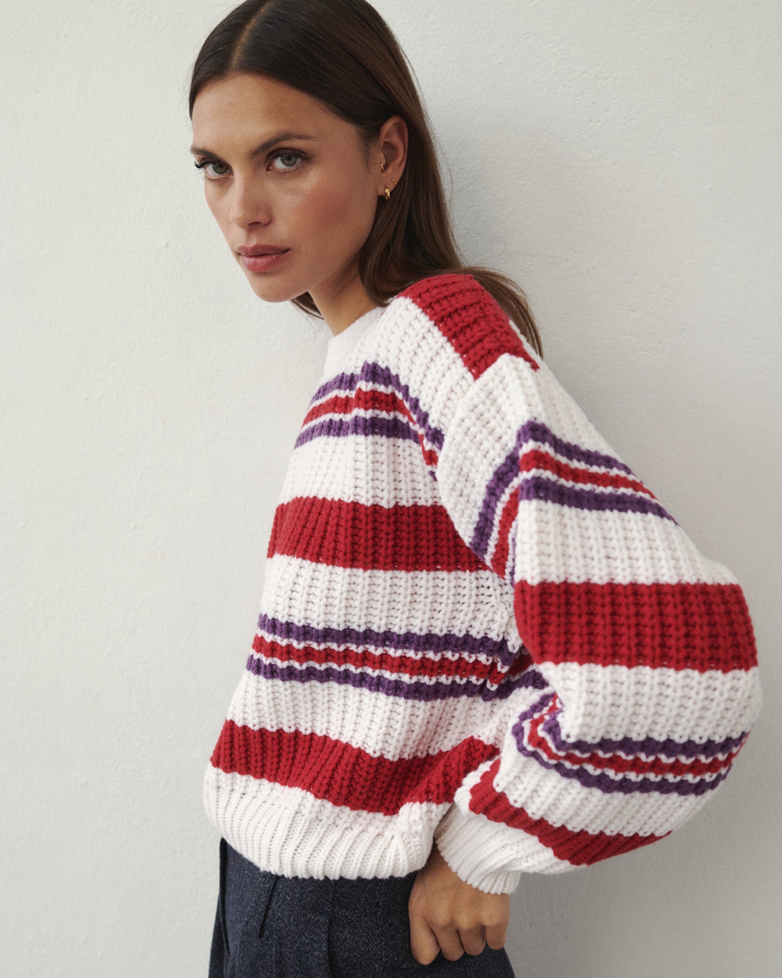 ONCE WOOLEN SWEATER STRIPES
