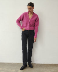 CARDIGAN EN LAINE GETTY ROSE