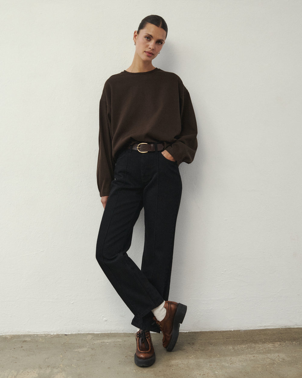 LONGSLEEVE LYON BROWN