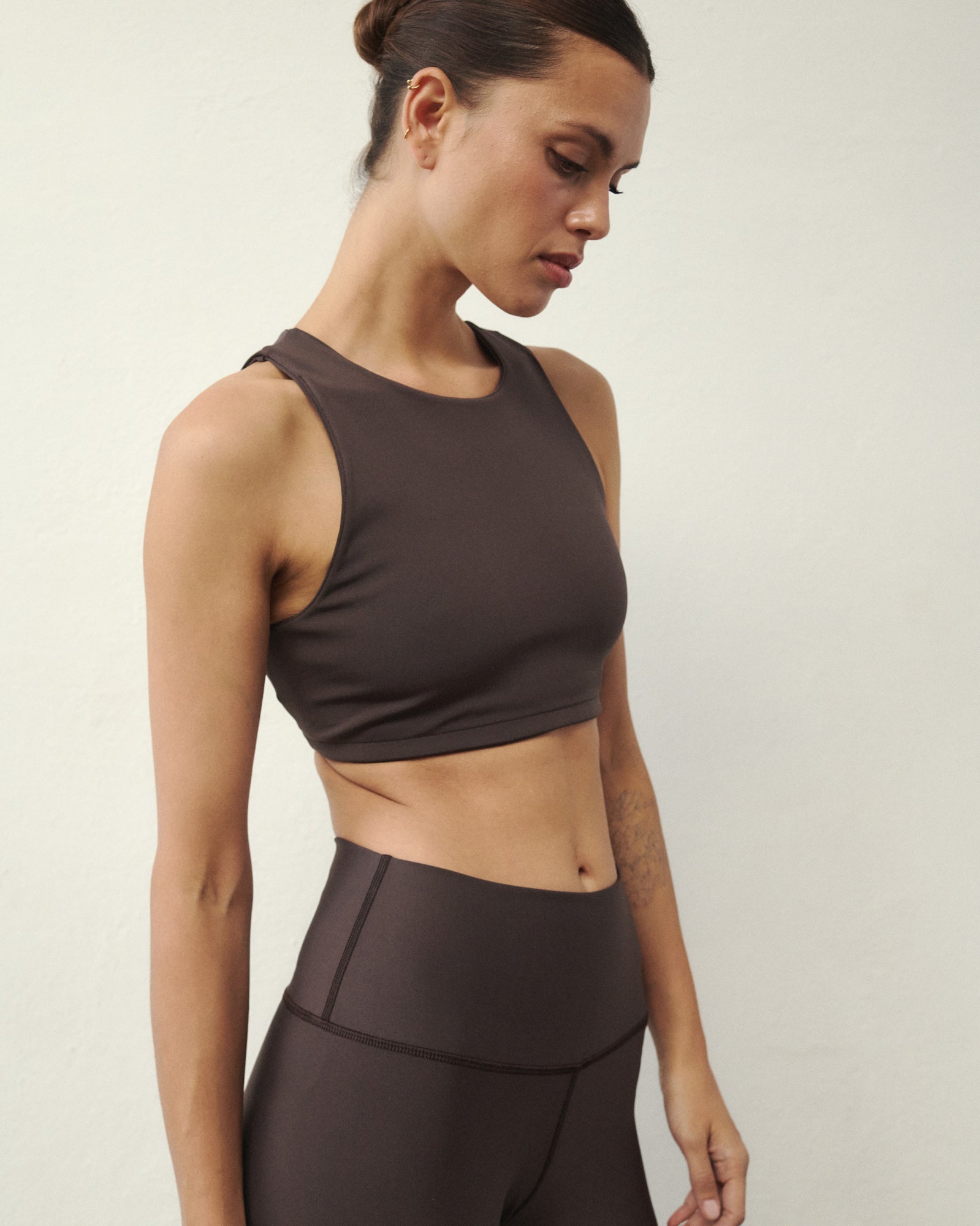 ANDY GYM TOP BRAUN