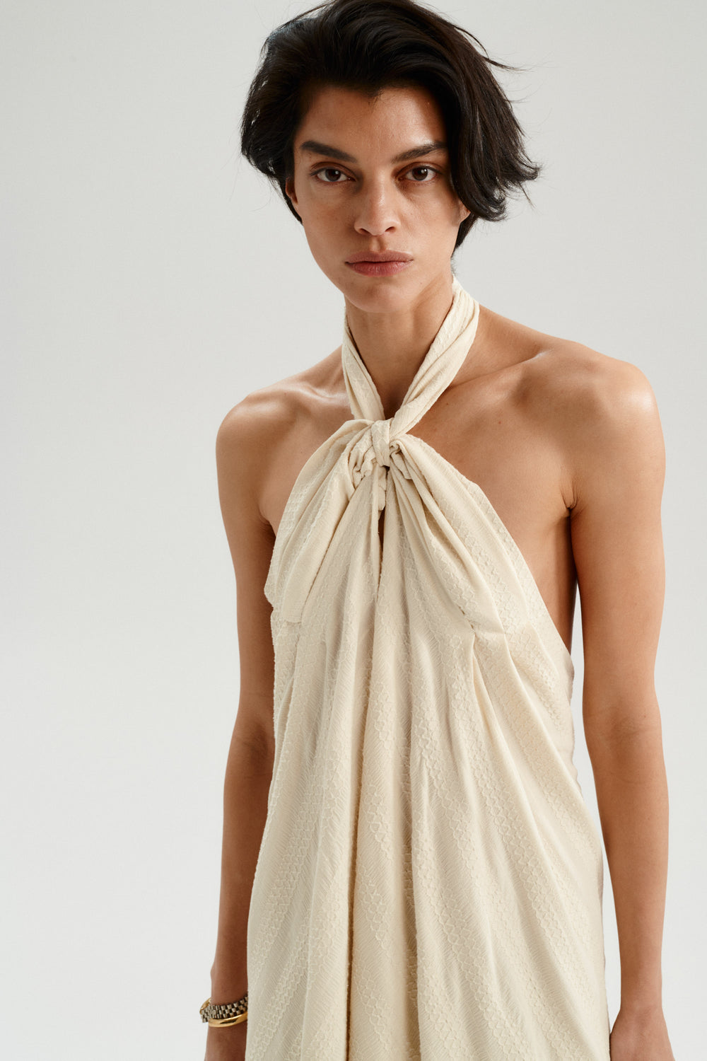 BONETT KLEID ECRU