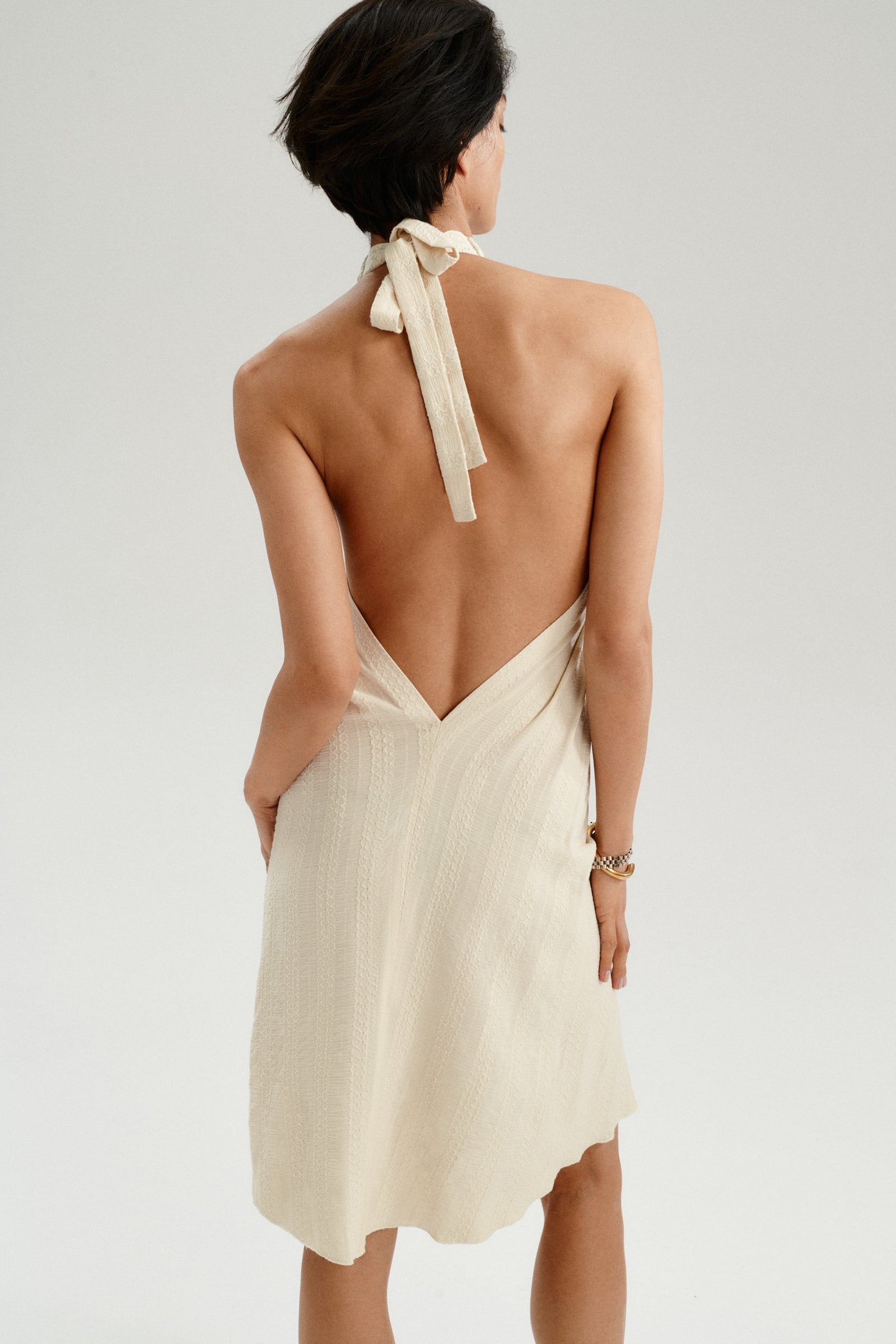 BONETT KLEID ECRU