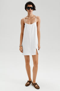 SUKIENKA MINI LNIANA PASTIS WHITE
