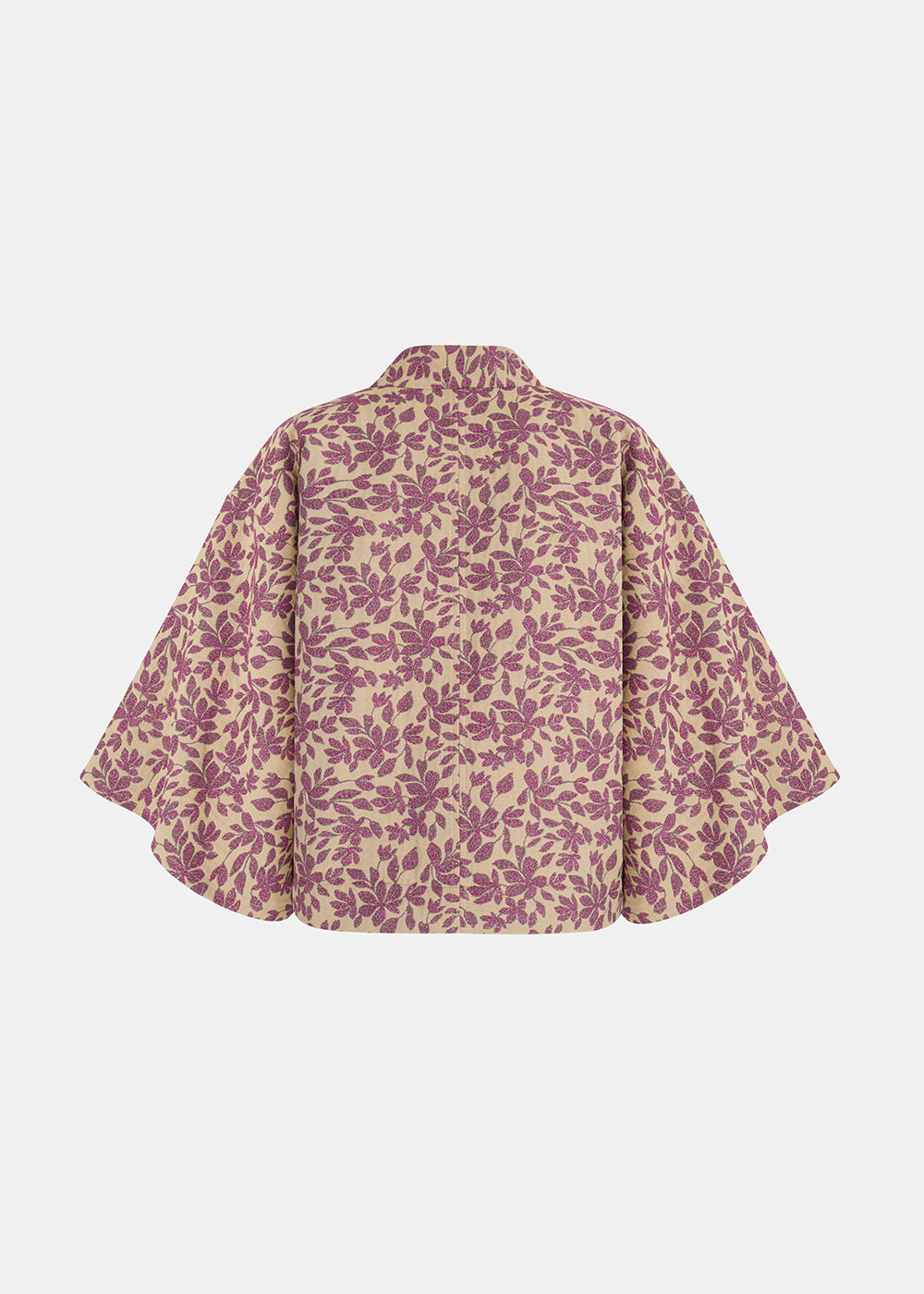 KIMONO ŻAKARDOWE KOBE BEŻOWE