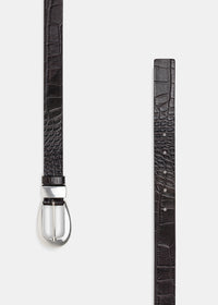 CEINTURE EN CUIR TANNER MARRON