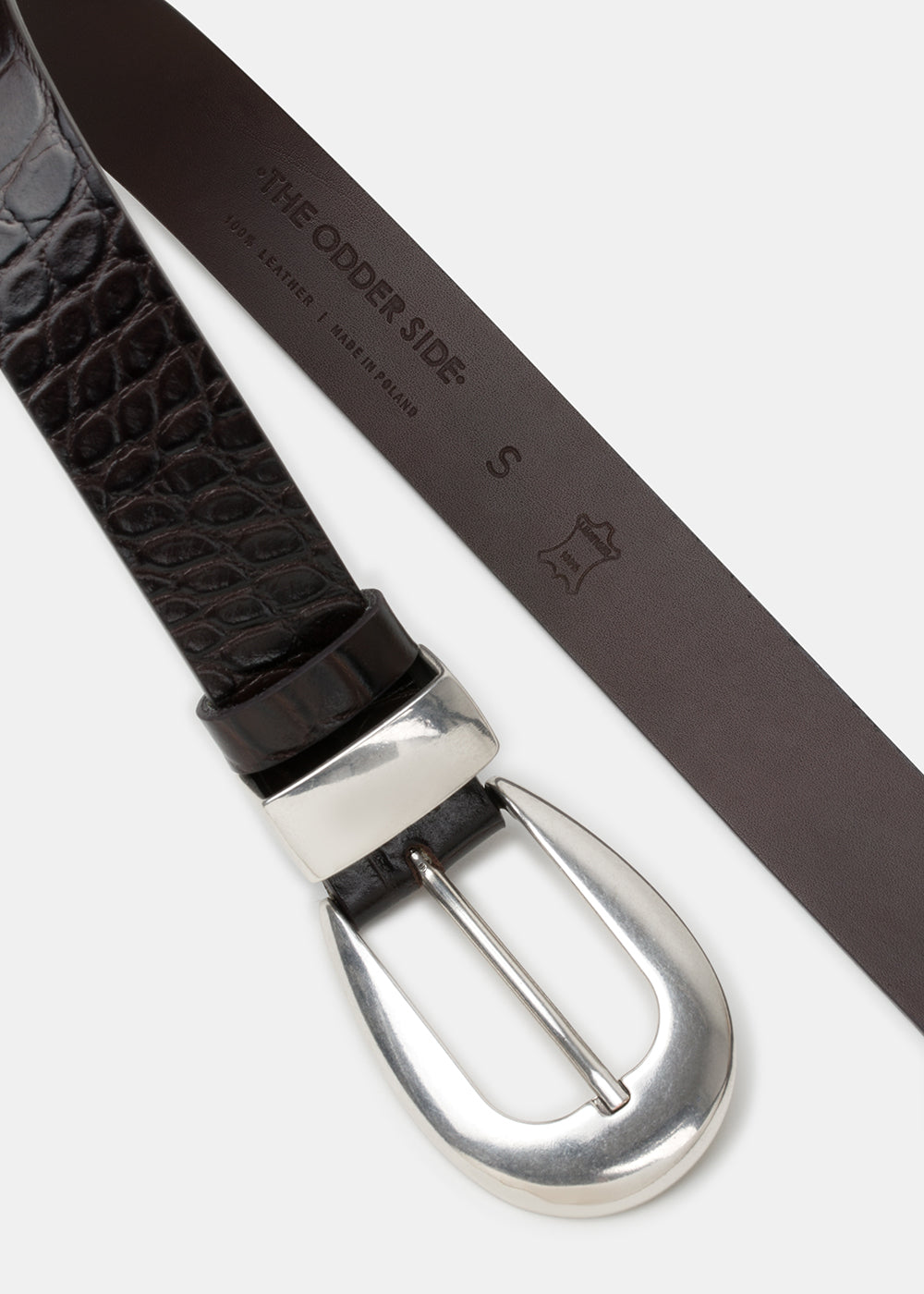 CEINTURE EN CUIR TANNER MARRON