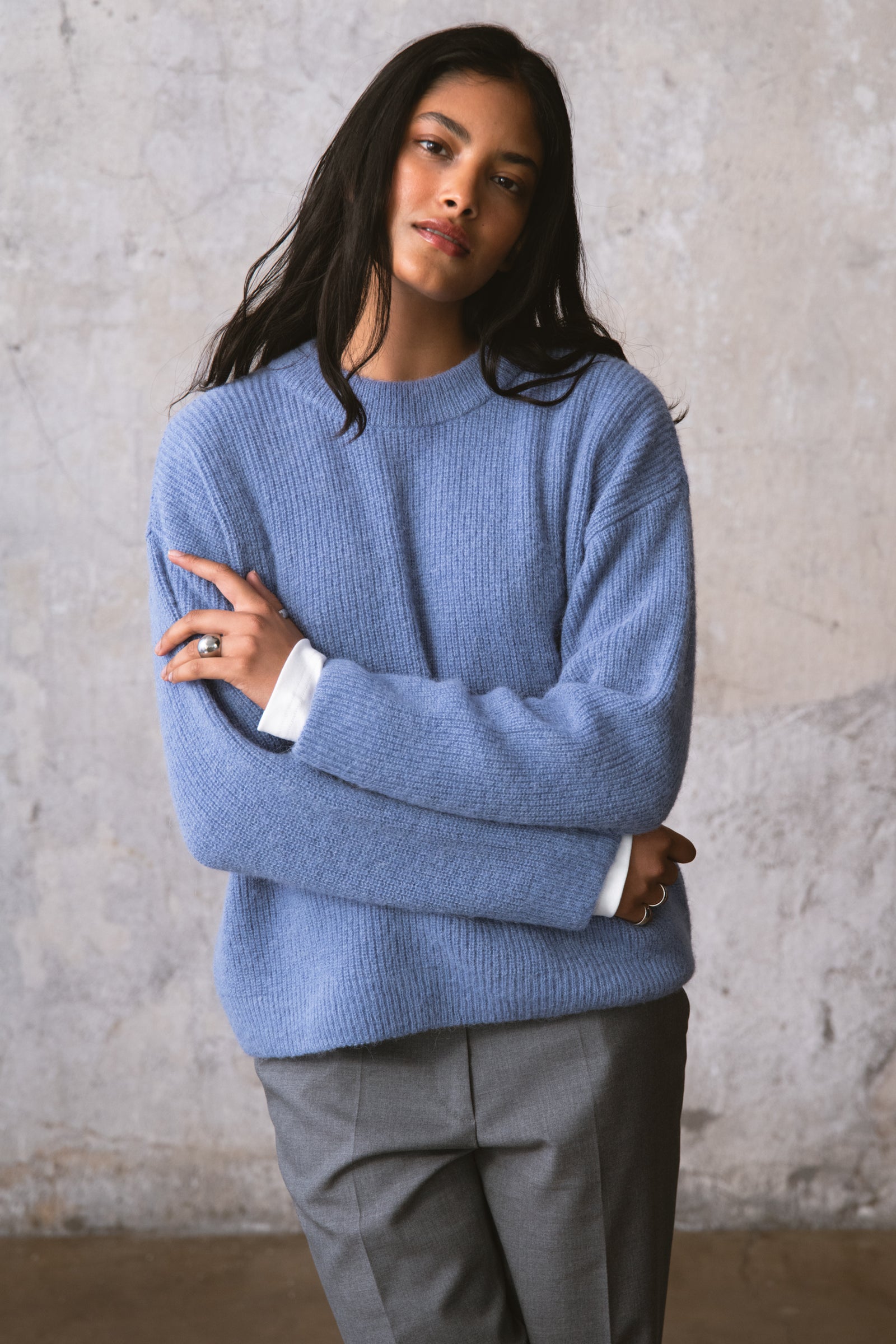 SWETER CROWN BLUE