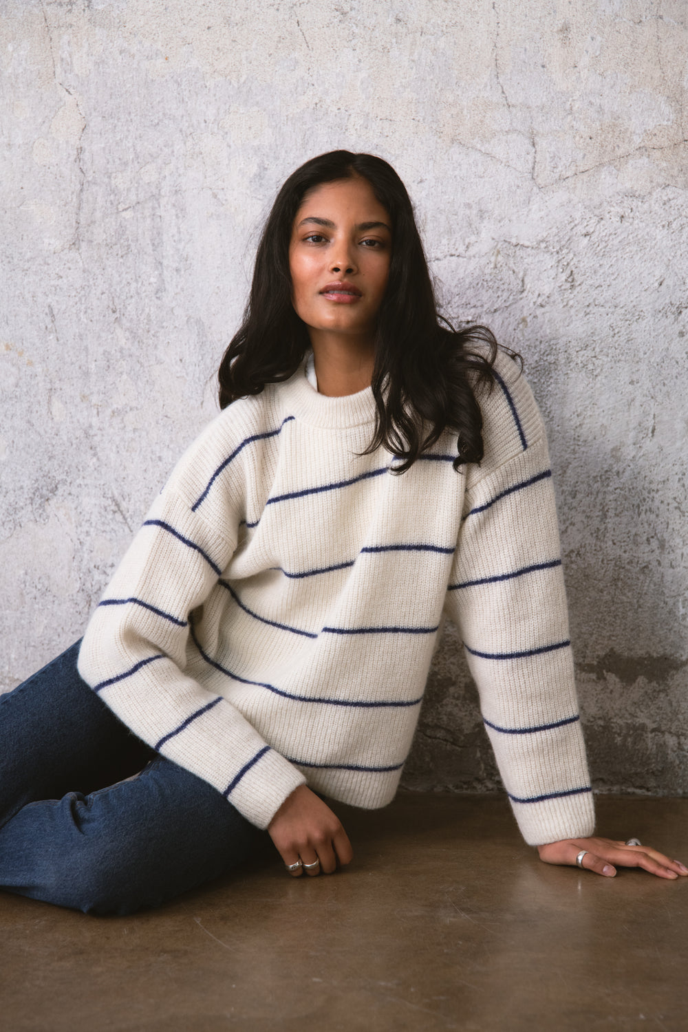 SWETER CROWN ECRU