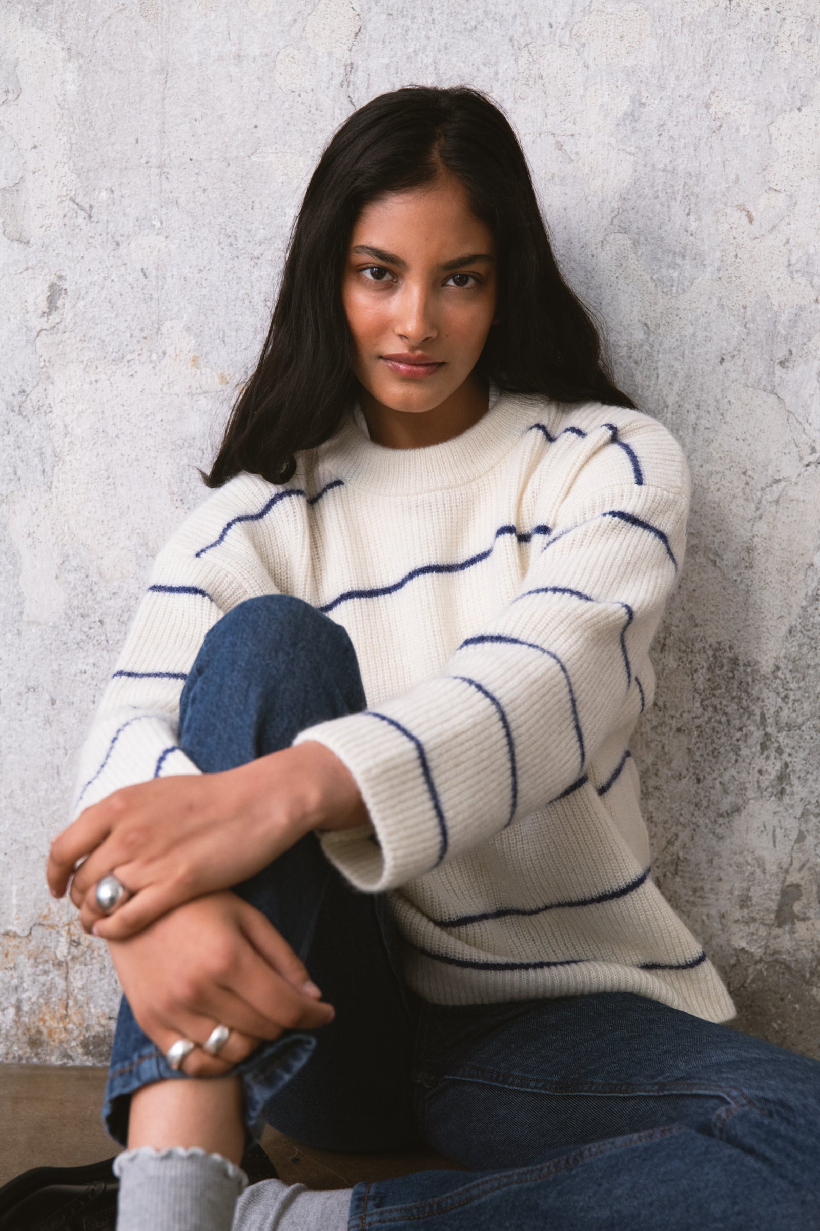 SWETER CROWN ECRU