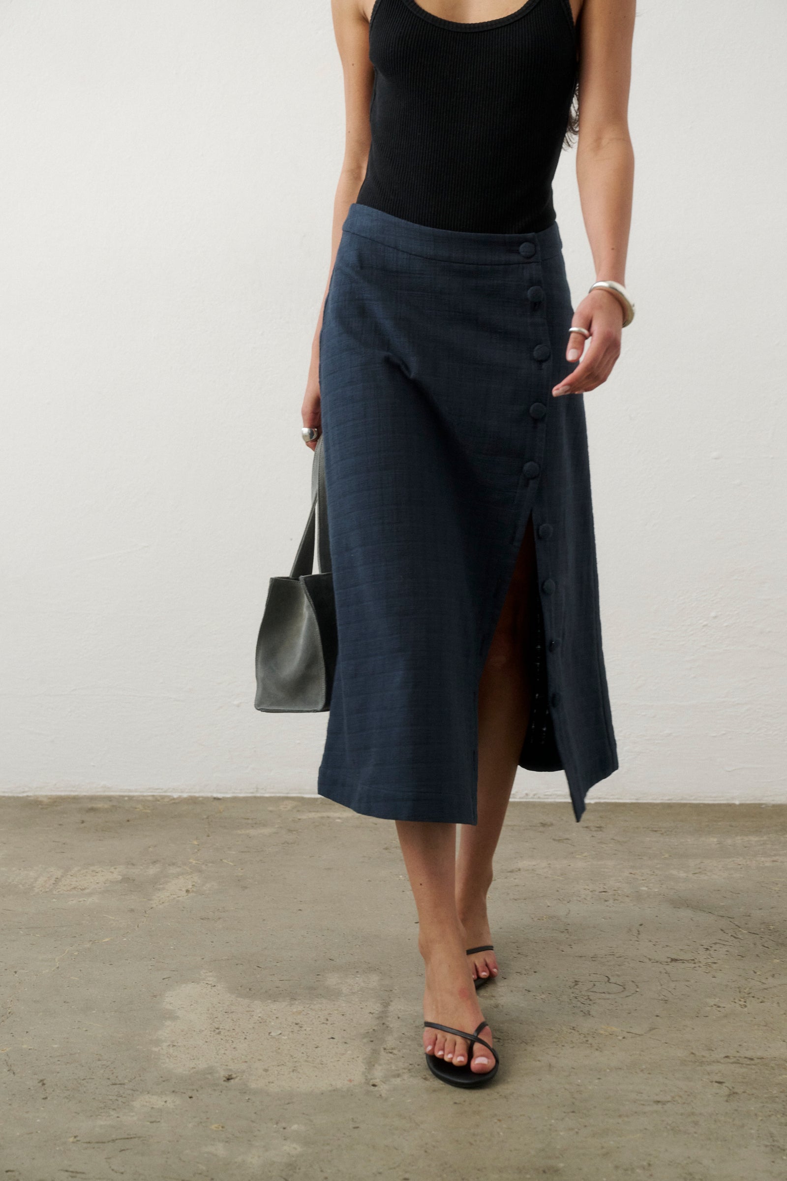 SPÓDNICA MIDI FROM LA