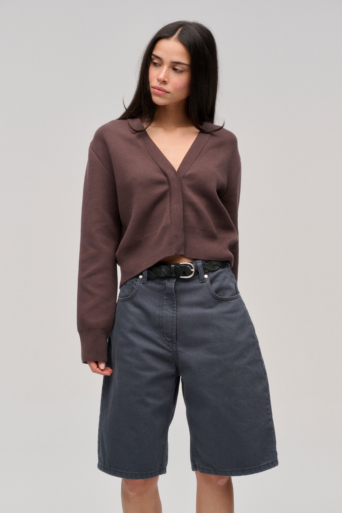 ROMY CARDIGAN BROWN