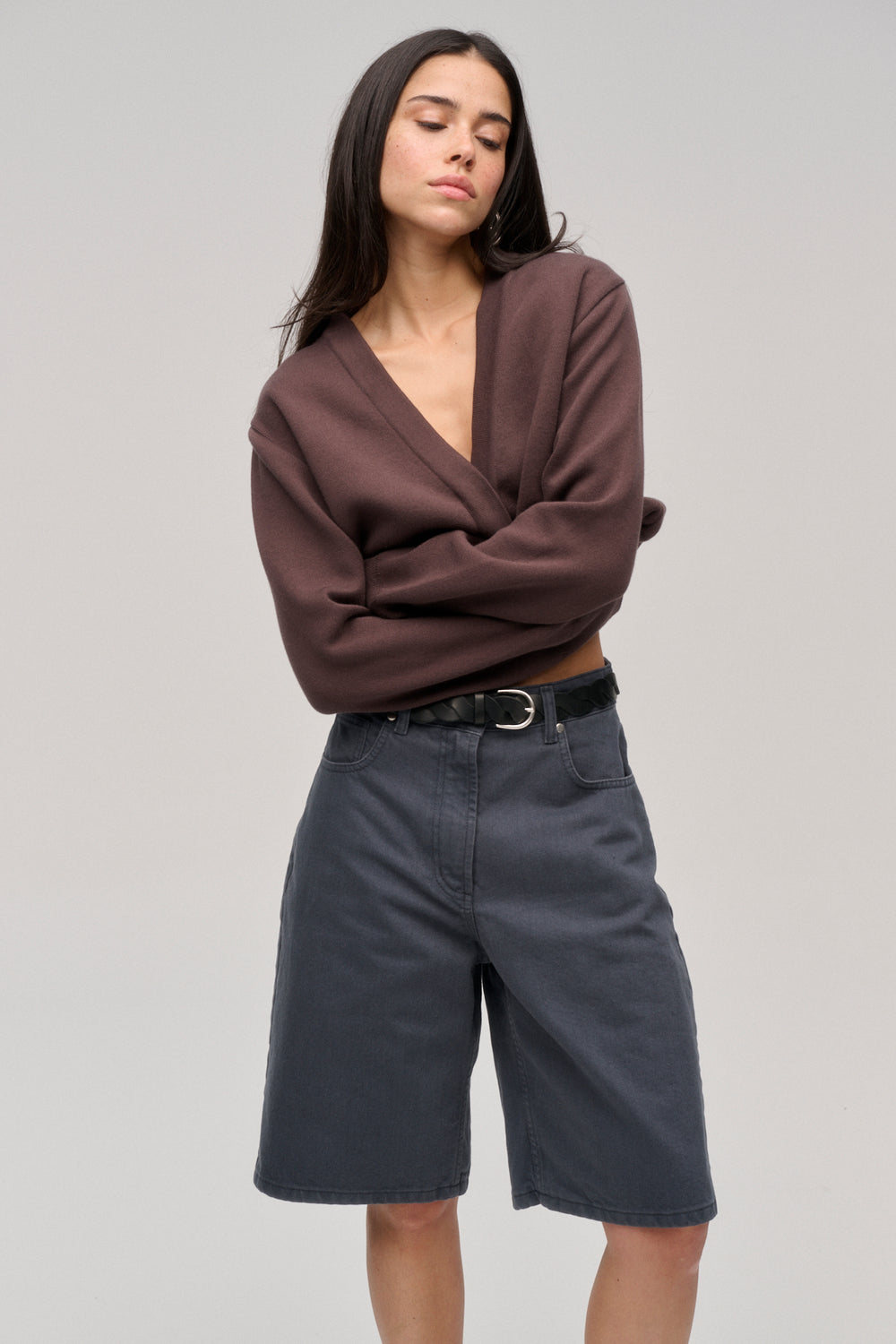 ROMY CARDIGAN BROWN