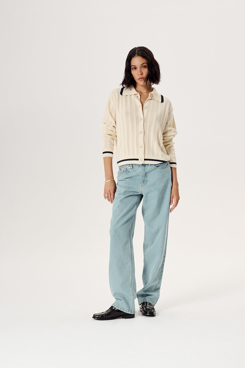 LITE CARDIGAN ECRU
