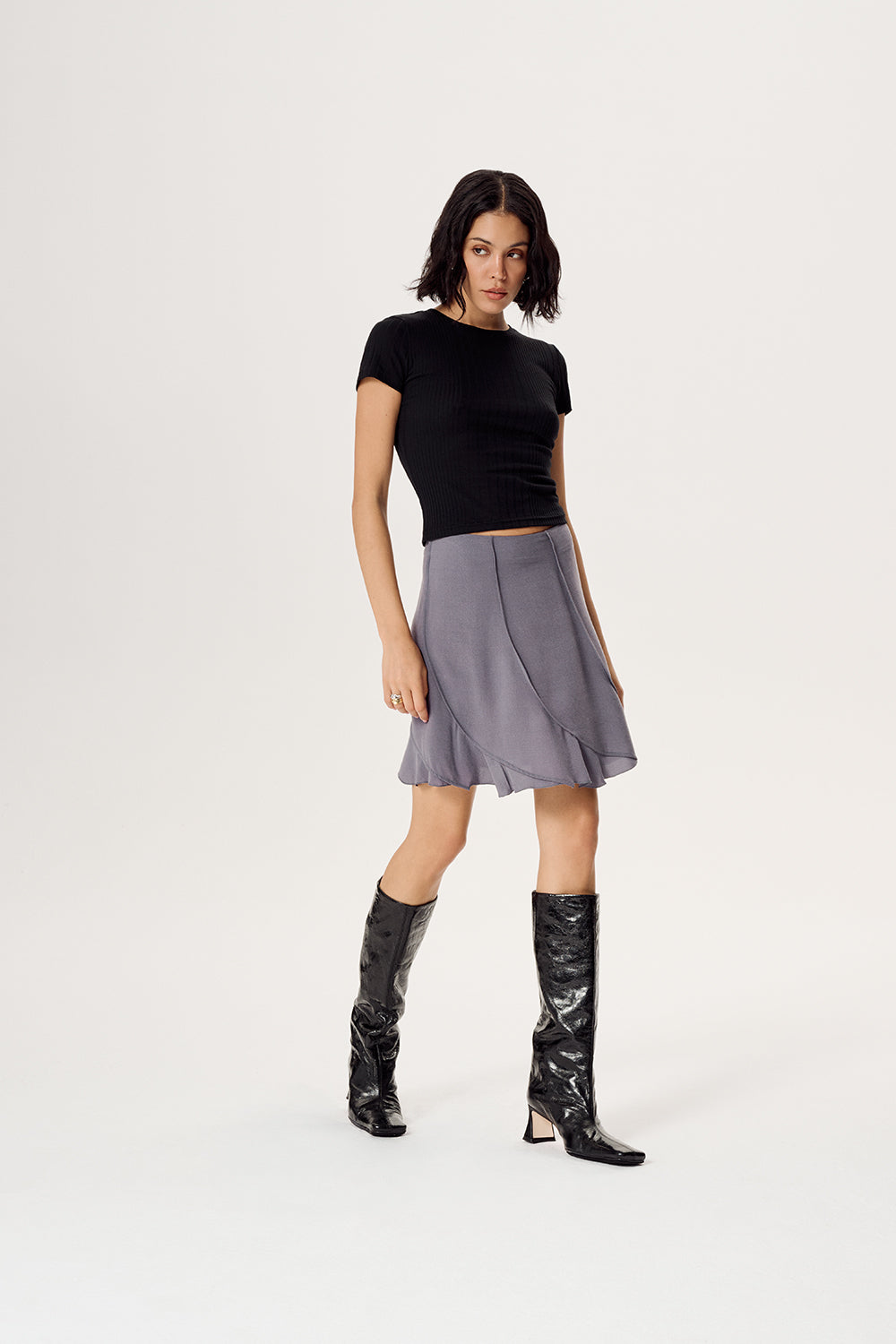 SABLE SKIRT GREY