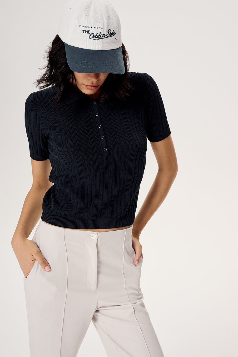 TRICOT TOP NAVY