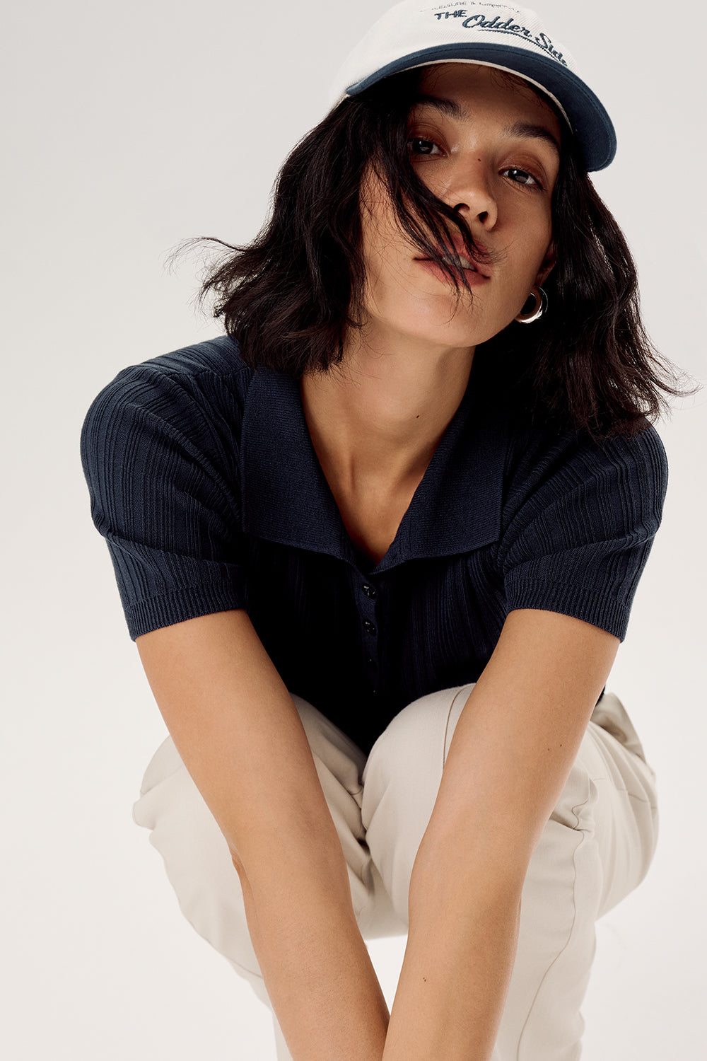 TRICOT TOP NAVY