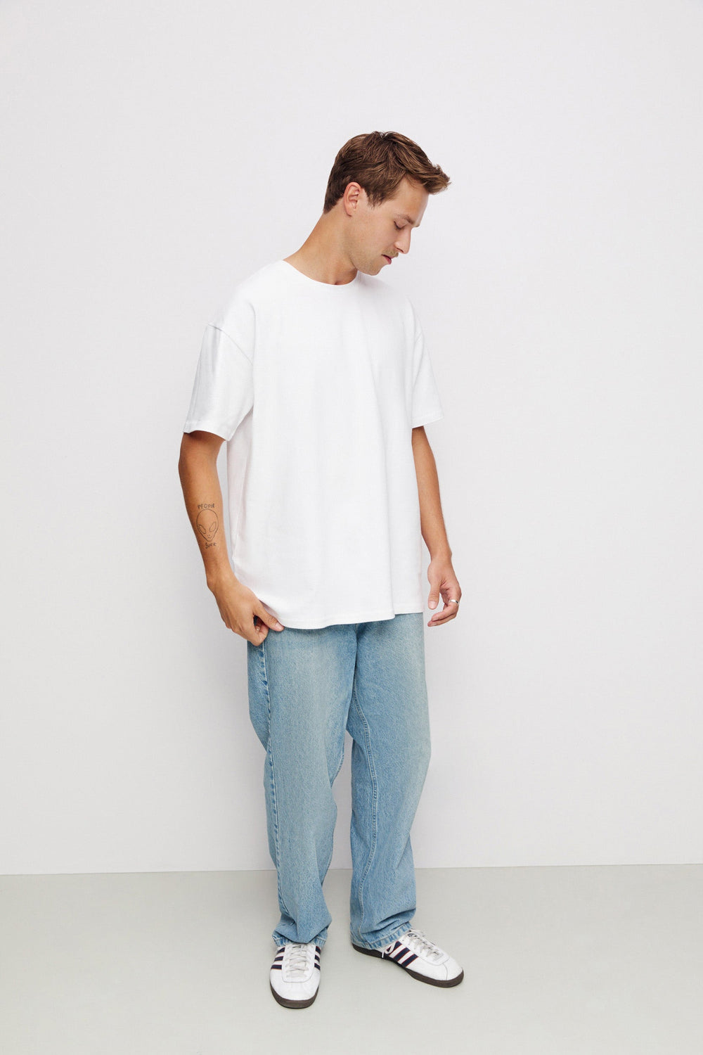 Herren-T-Shirt, der Bio-Sturz