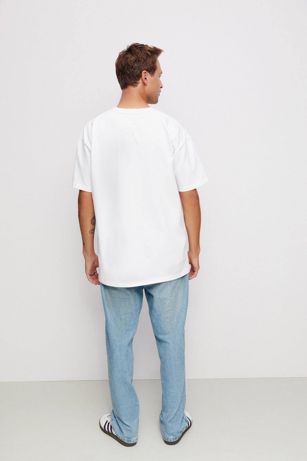 Herren-T-Shirt, der Bio-Sturz