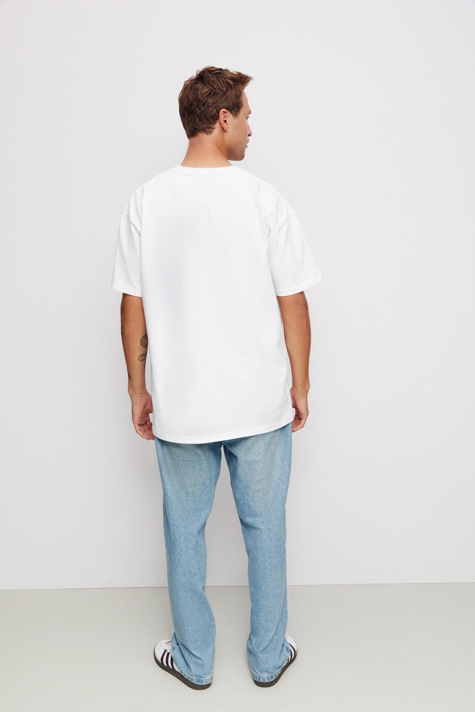 Herren-T-Shirt, der Bio-Sturz