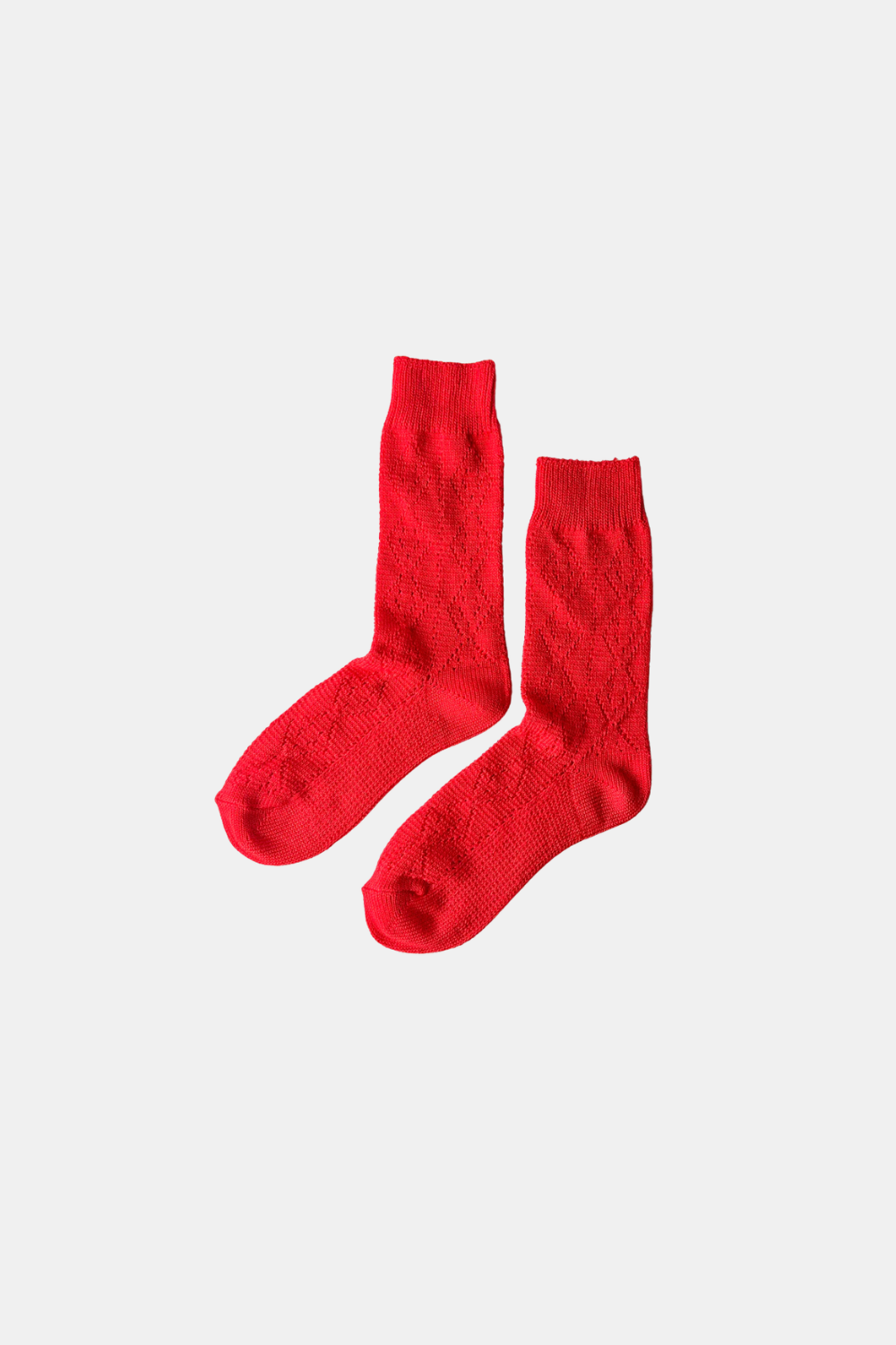 LE BON SHOPPE SKARPETKI MODAL EYELET POPPY RED