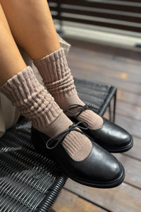 LE BON SHOPPE SKARPETKI BALLET MOCHA MOUSSE