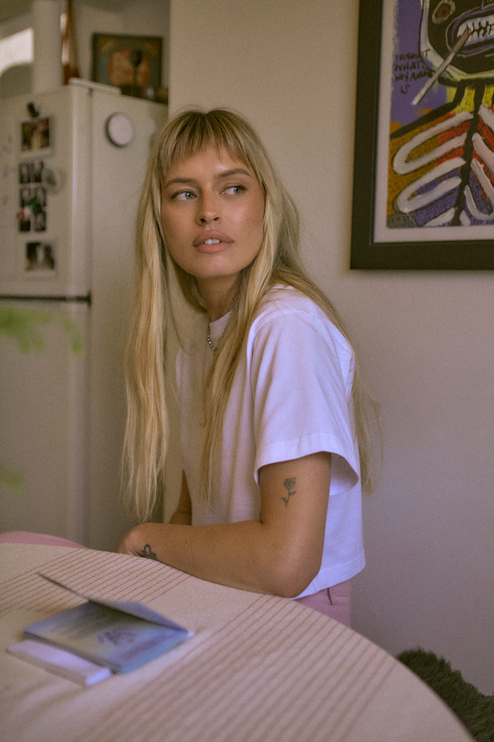 T-SHIRT LAY ORGANIC BLANC