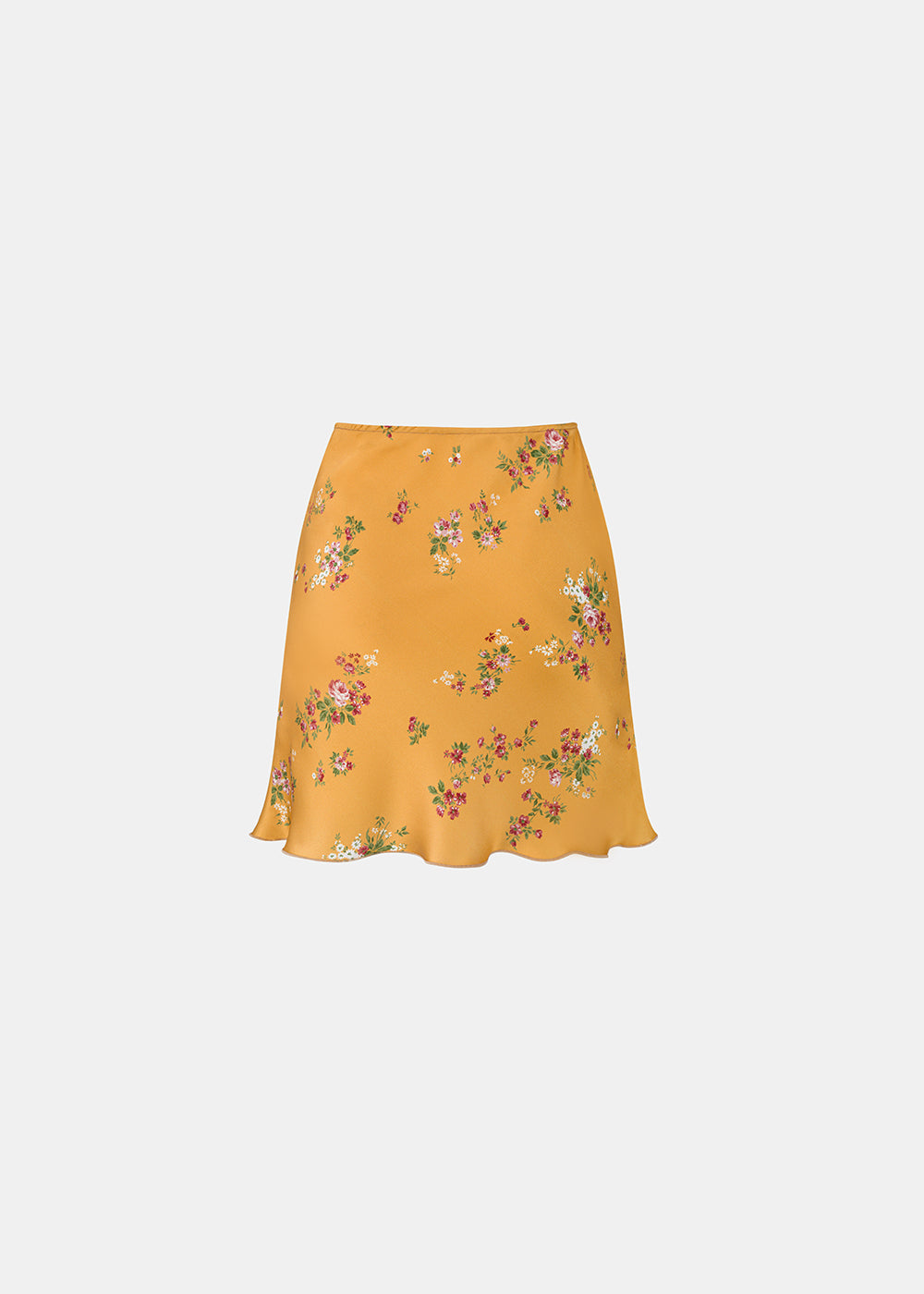 SPÓDNICZKA JEDWABNA MINI YLANG