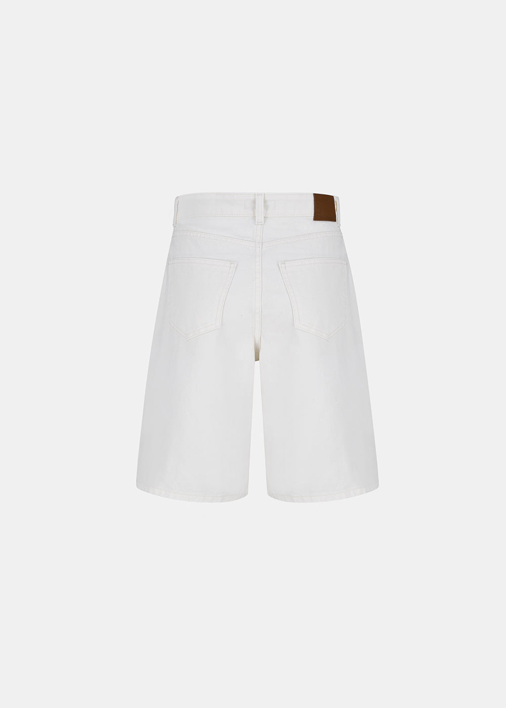 BERMUDY JEANSOWE JUST WIDE WHITE
