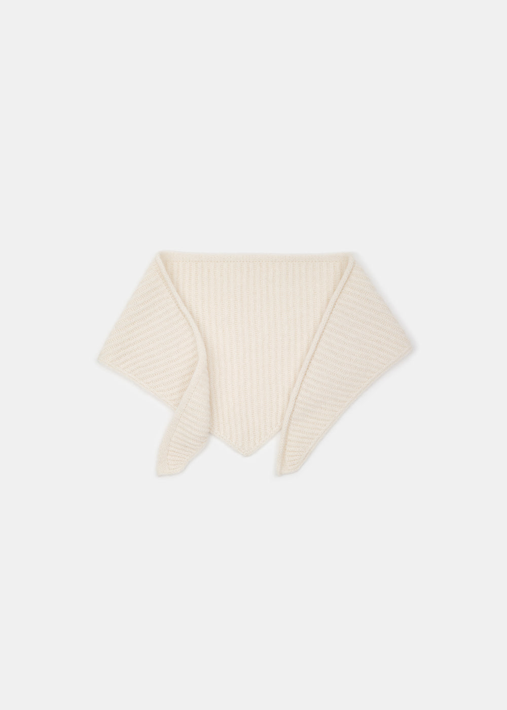 KOI BÜRSTETE WOLLE BANDANA ECRU