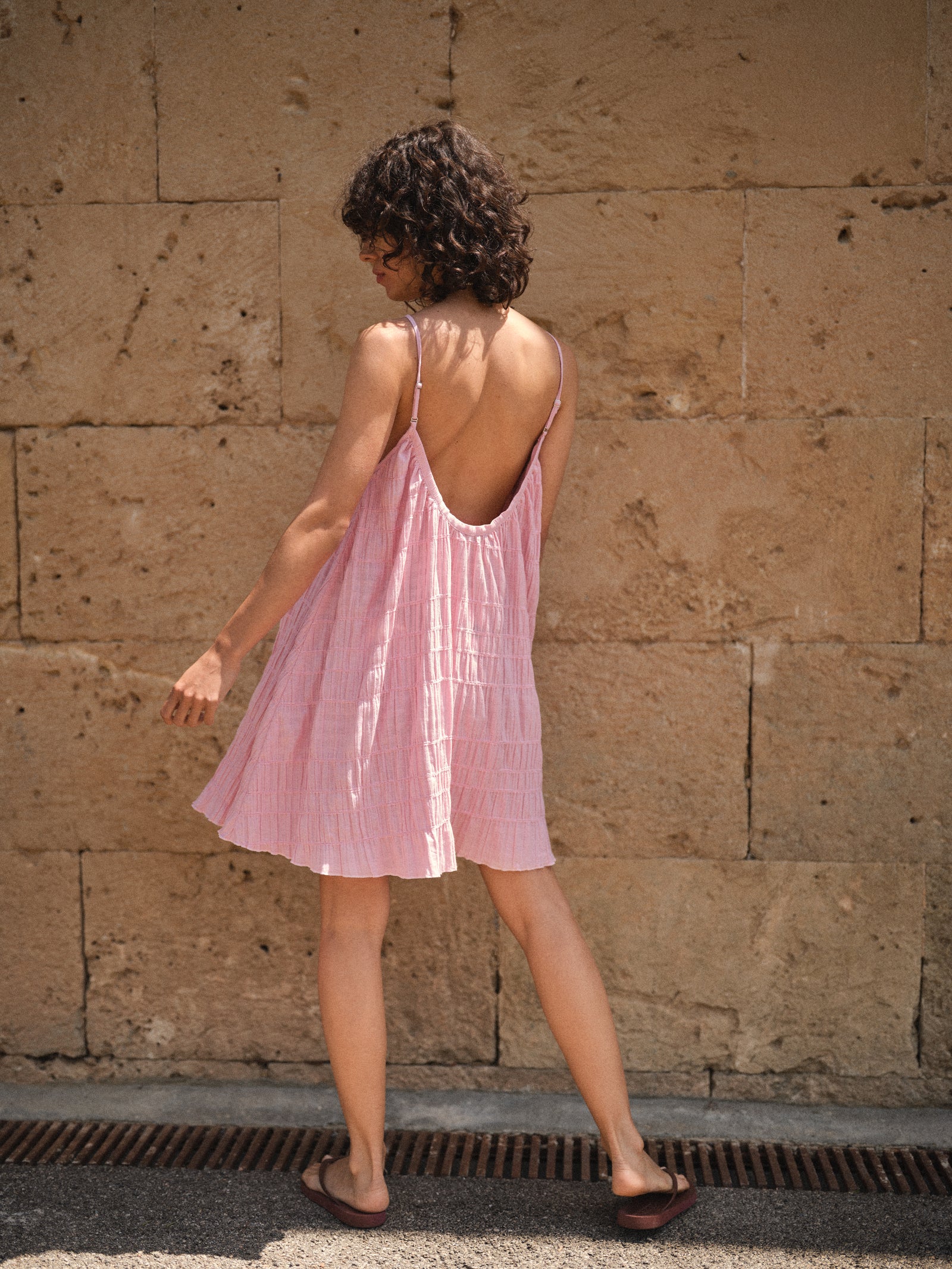 SIMPLICITE KLEID ROSA