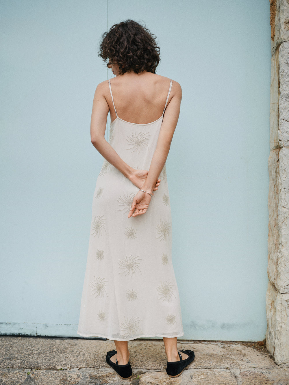 CHARM KLEID ECRU