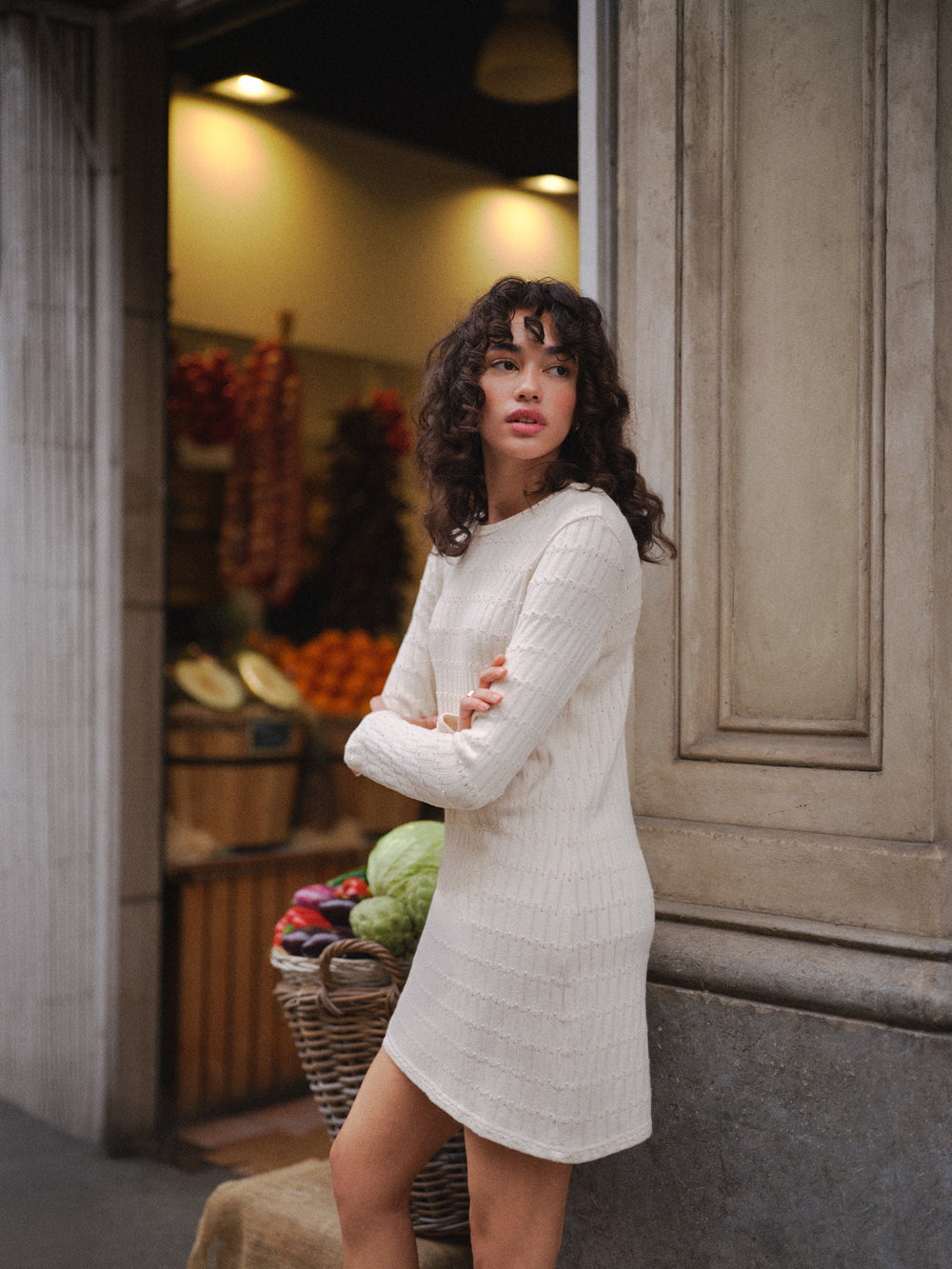 SINTRA DRESS ECRU