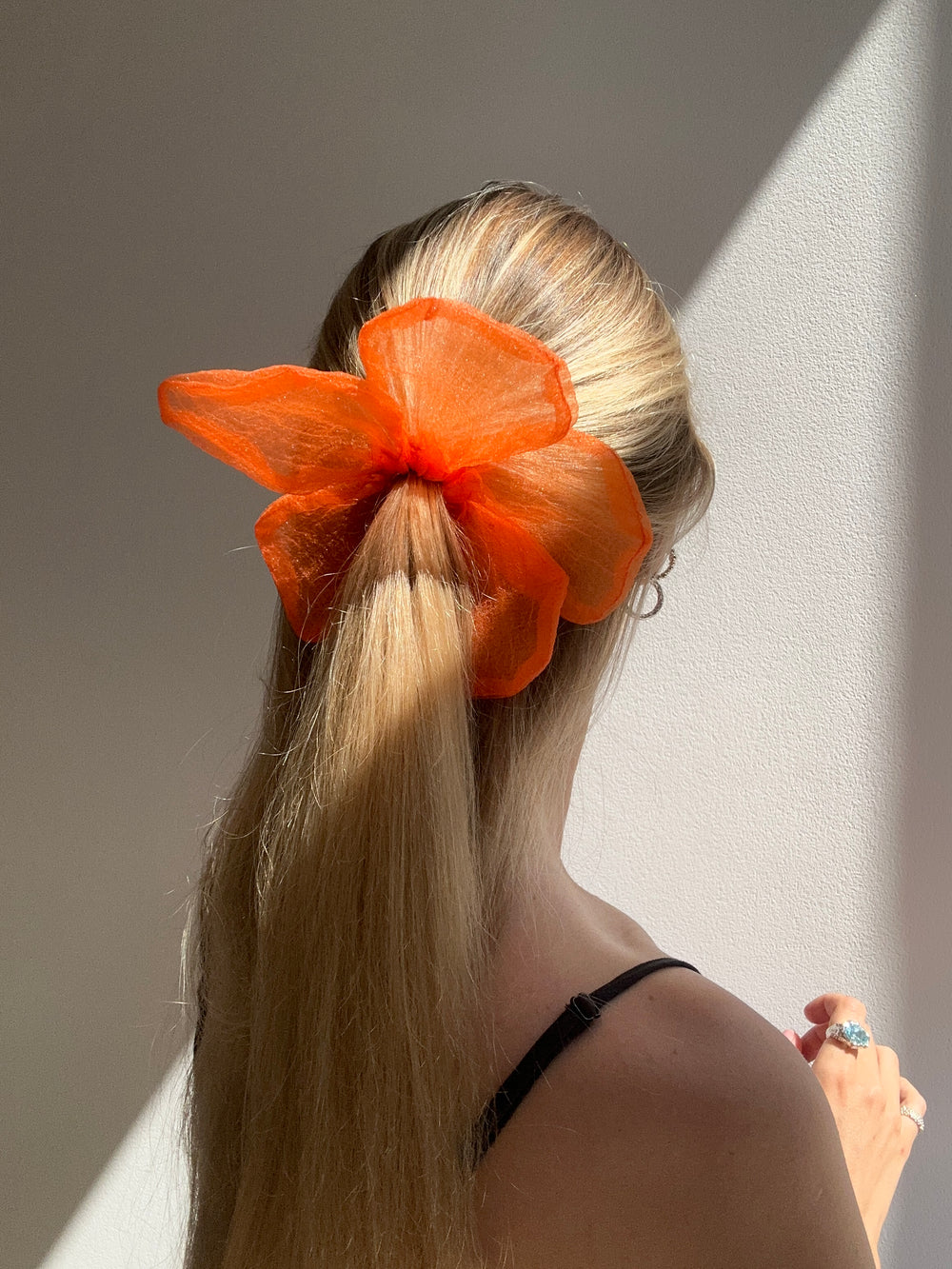 HAIR TIE BUTTERCUP ELASTIC BIG SUI AVA ORANGE