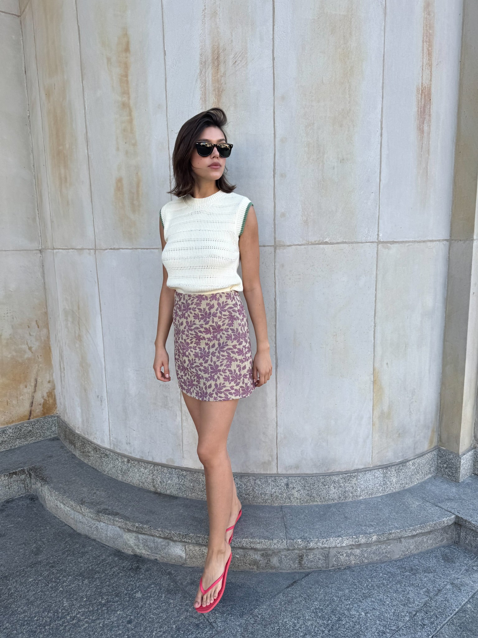 JUPE JACQUARD MEADOW