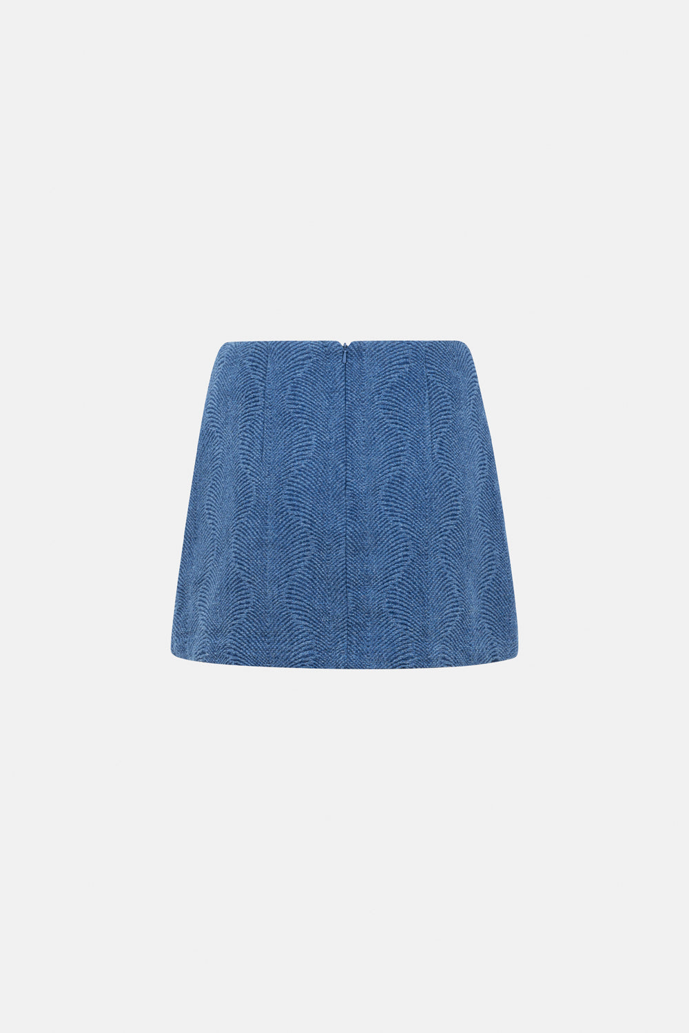 JUPE EN JACQUARD DENIM PIERRE