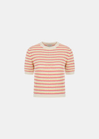 BAIE TOP STRIPES PINK & YELLOW