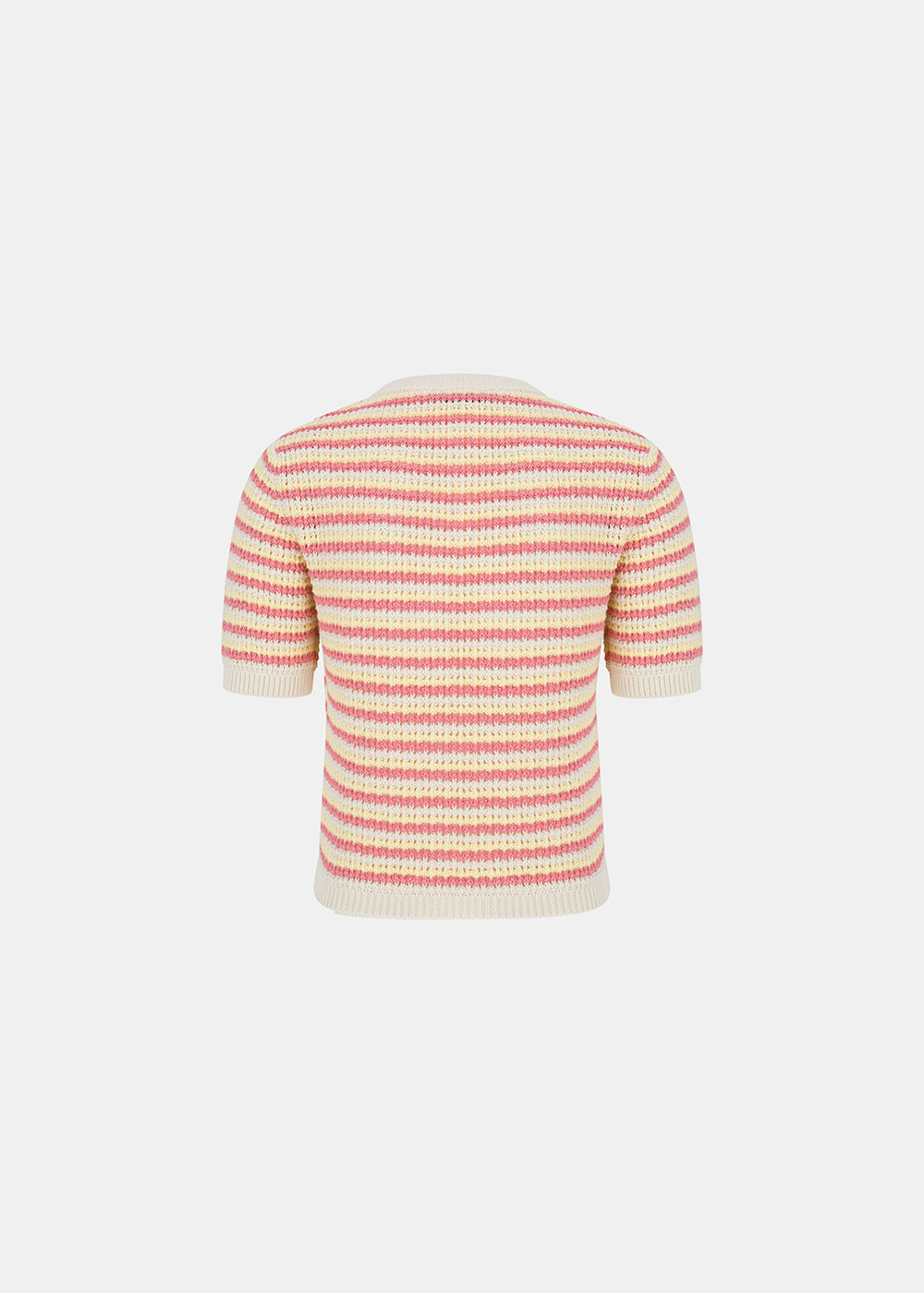 BAIE TOP STRIPES PINK & YELLOW
